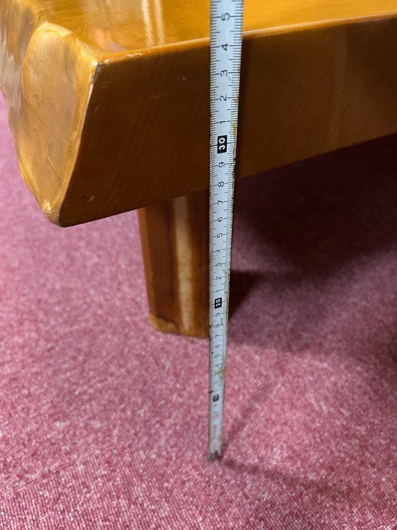 【ピロさん専用】アンティーク　木製座卓　一枚板