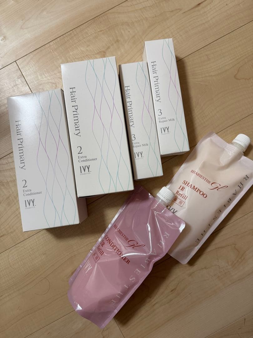 ヘアプライマリ コンディショナ リペアミルク シャンプ バスエッセンス アイビー