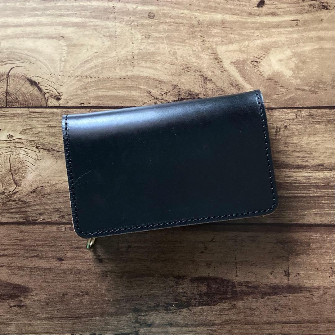 【お札を折らずに収納】北米ステアハイド トラッカーウォレット150（ミドル）3層