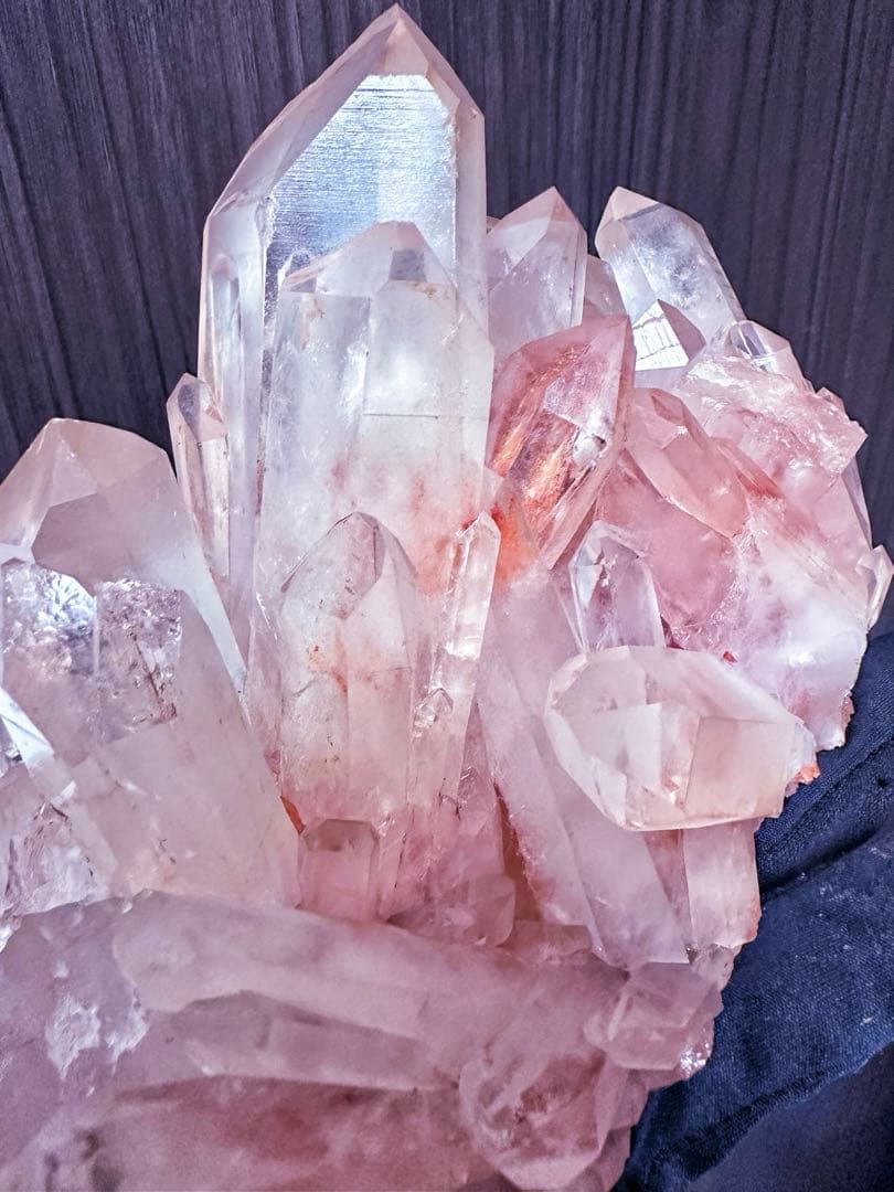 巨大❗爆レア❗️ 別格高級品 ❗️超強いパワー ピンク♡ヒマラヤクラスターA1311