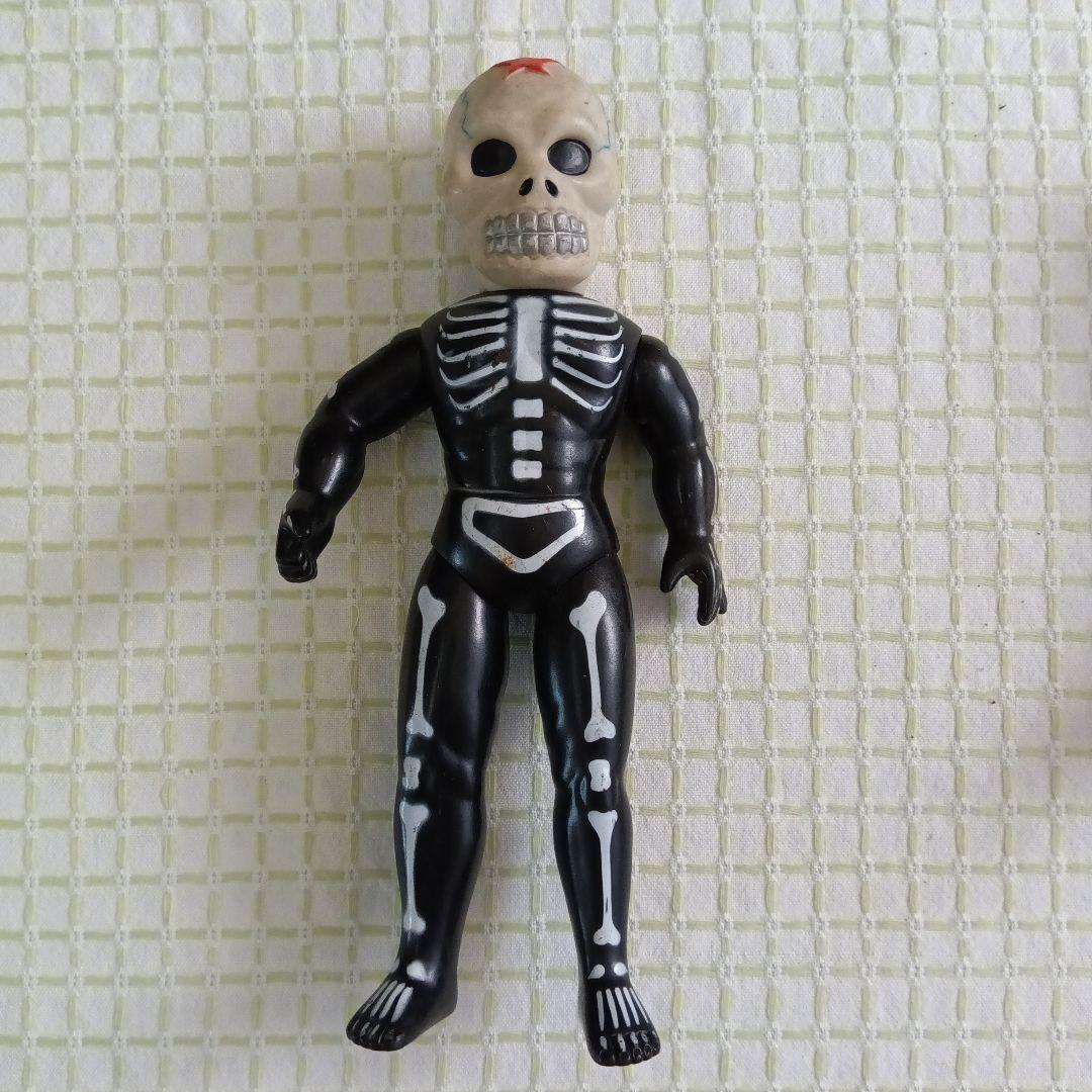 昭和レトロ 中嶋製作所 タイガーマスク ソフビ レッドデスマスク スカルスター