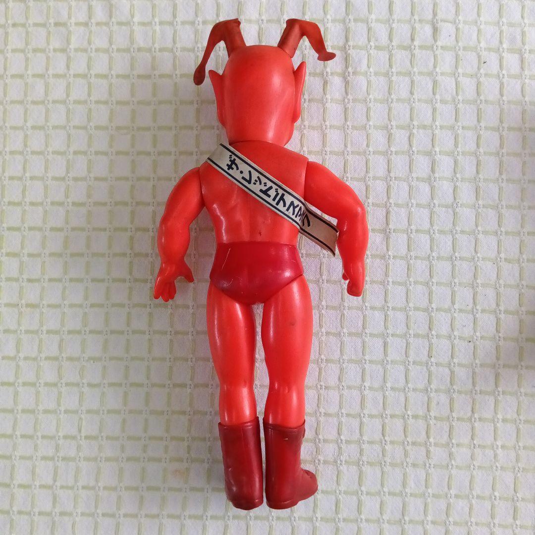 昭和レトロ 中嶋製作所 タイガーマスク ソフビ レッドデスマスク スカルスター