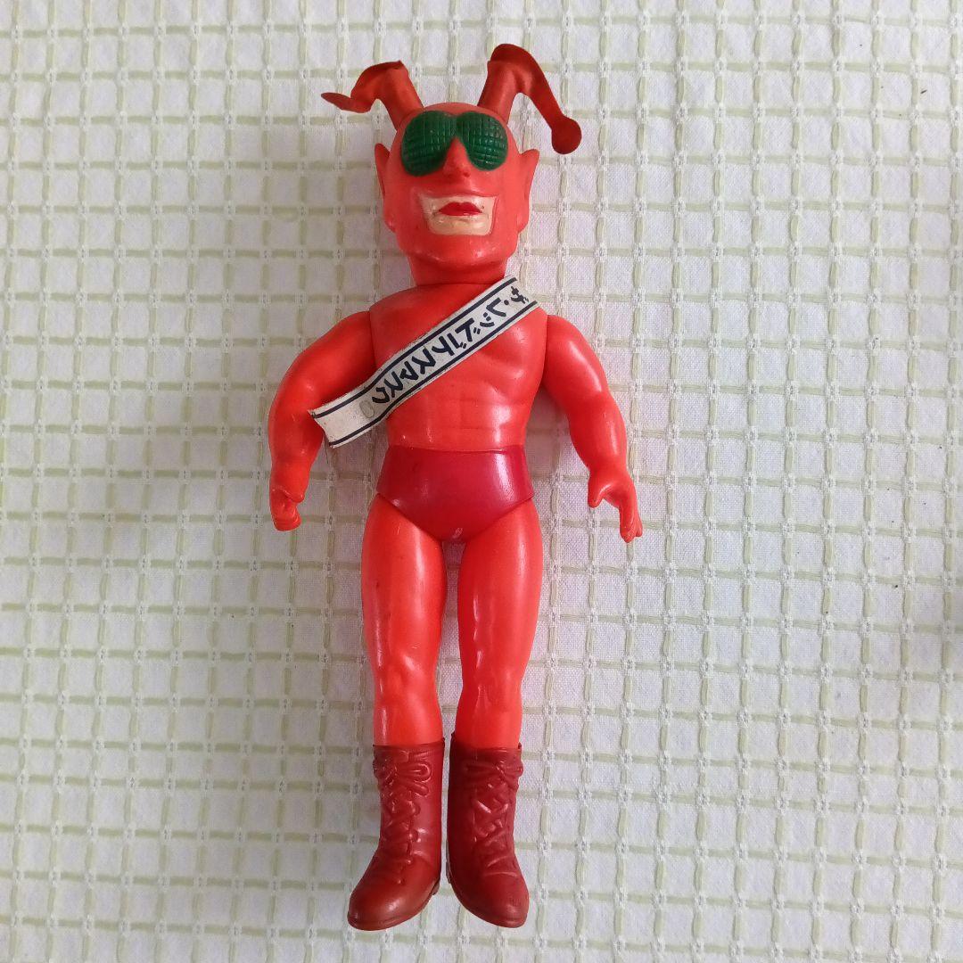 昭和レトロ 中嶋製作所 タイガーマスク ソフビ レッドデスマスク スカルスター