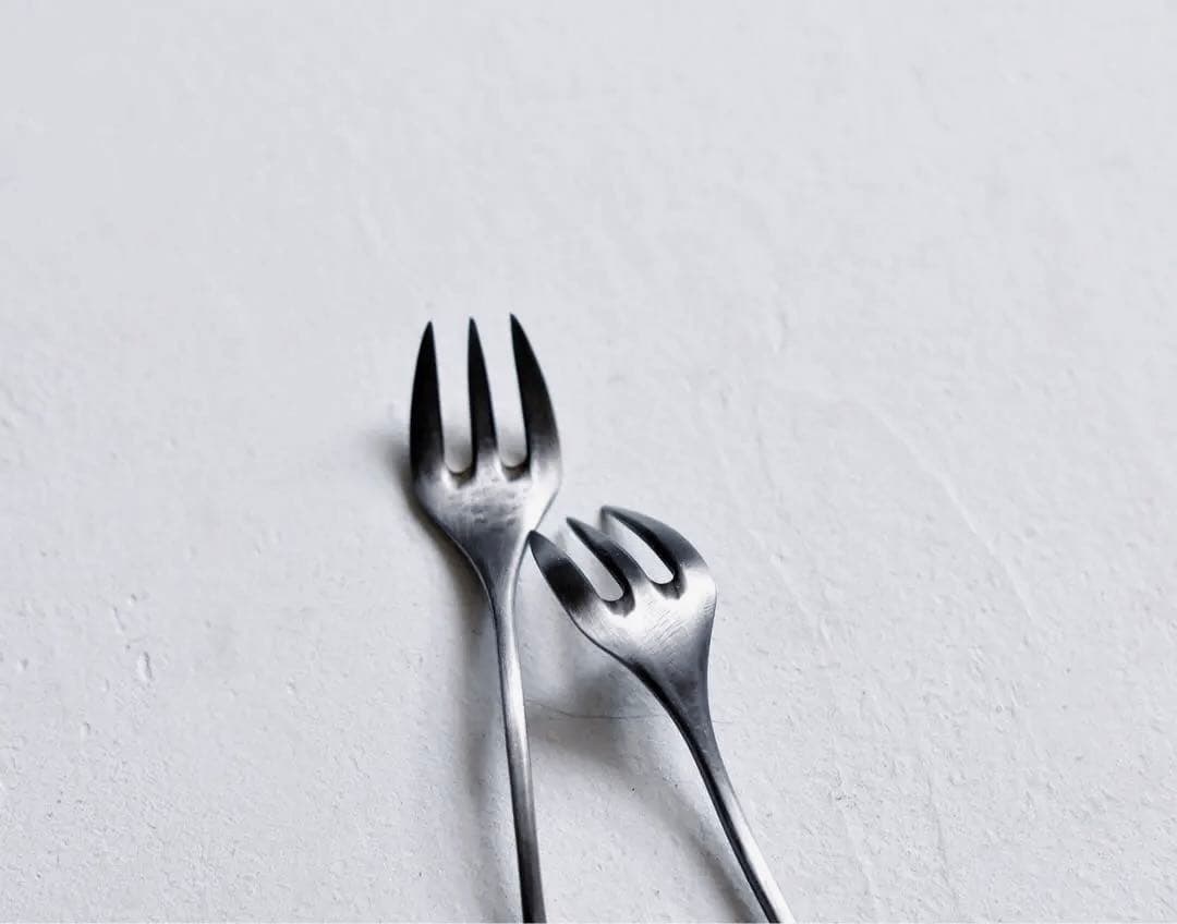 永島義教さん：ステンレス ミニフォーク 2本セット