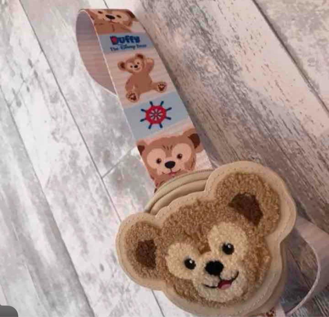 香港ディズニー ダッフィー カメラストラップ シェリーメイ 海外