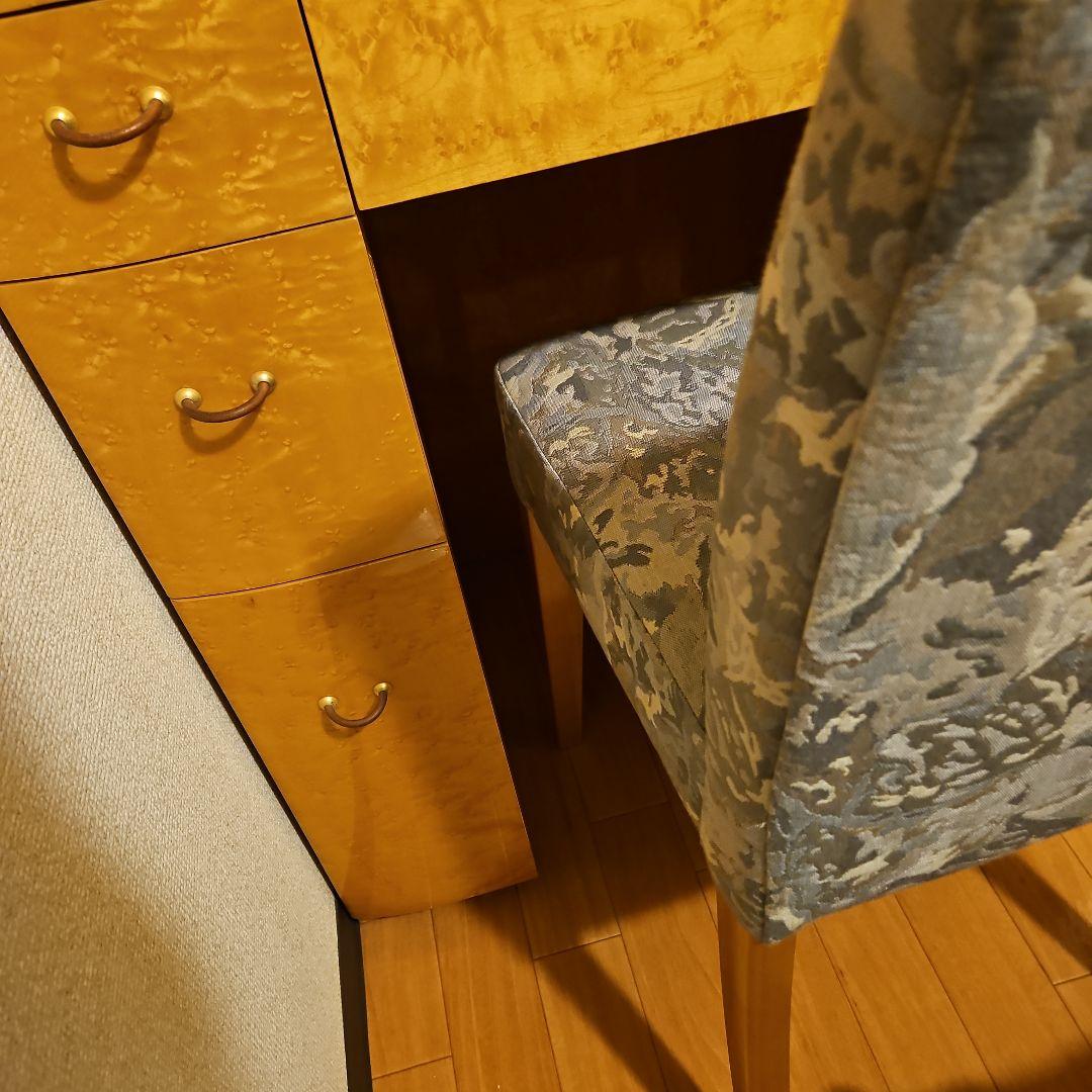 ドレッサー用椅子 バーズアイメイプル ドレッサーとのセット購入