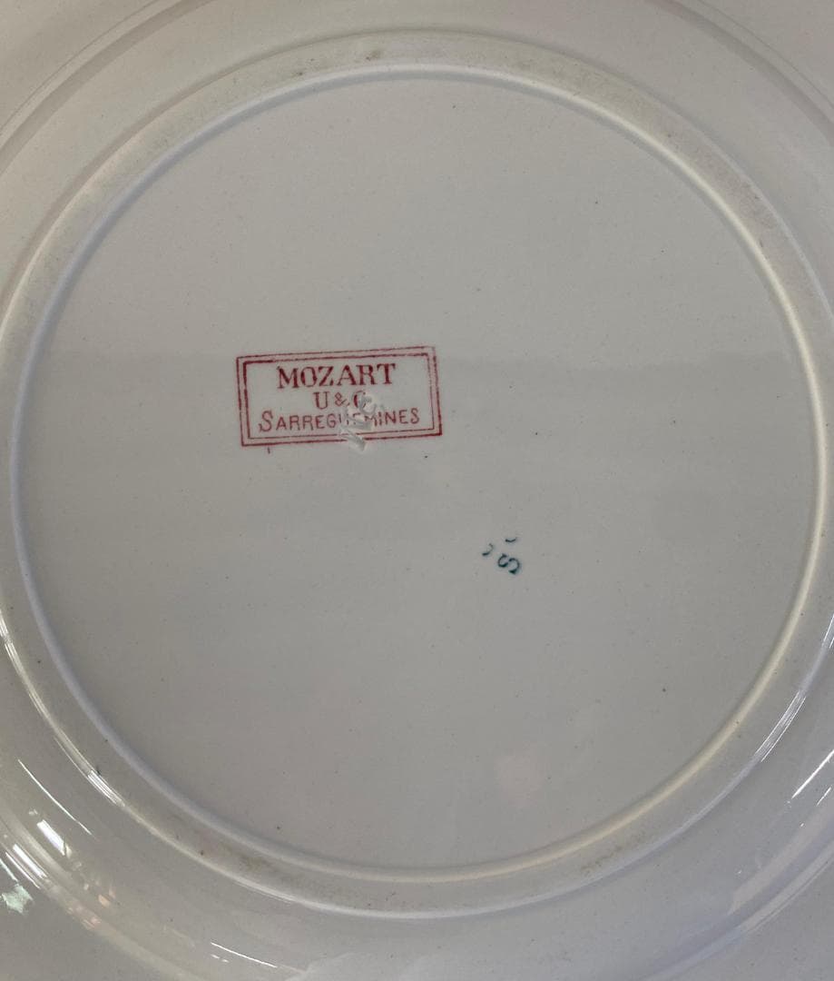Sarreguemines MOZART サルグミンヌ 大皿 アンティーク