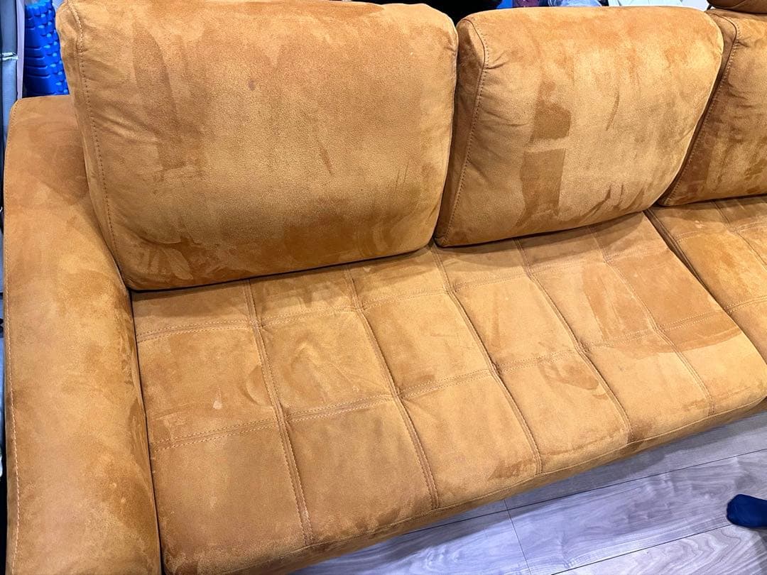 マウルス　ソファ3人掛け　キャメル