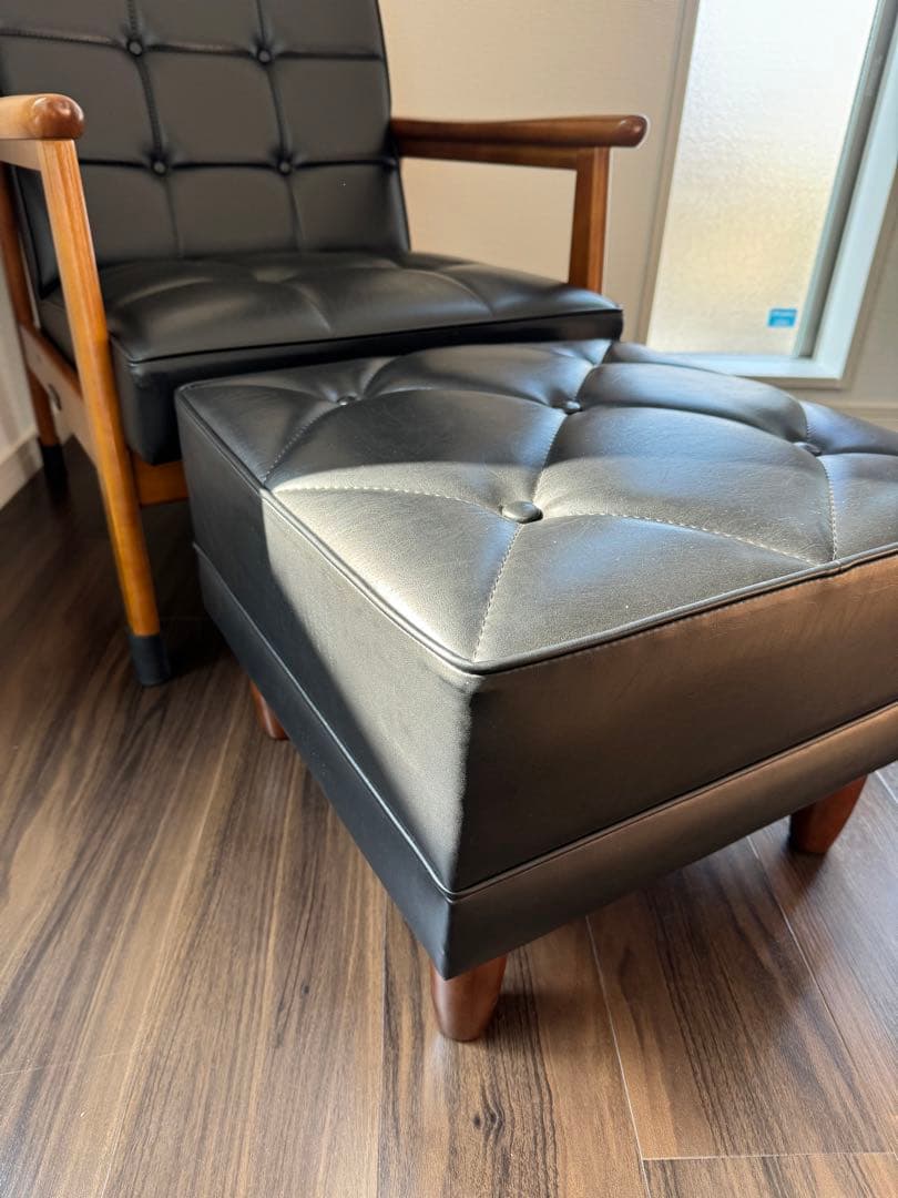 カリモク60 Kチェア 1シーター　オットマン