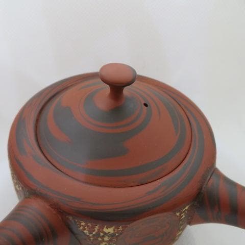 未使用 常滑焼 豊山造 茶注 急須 共箱