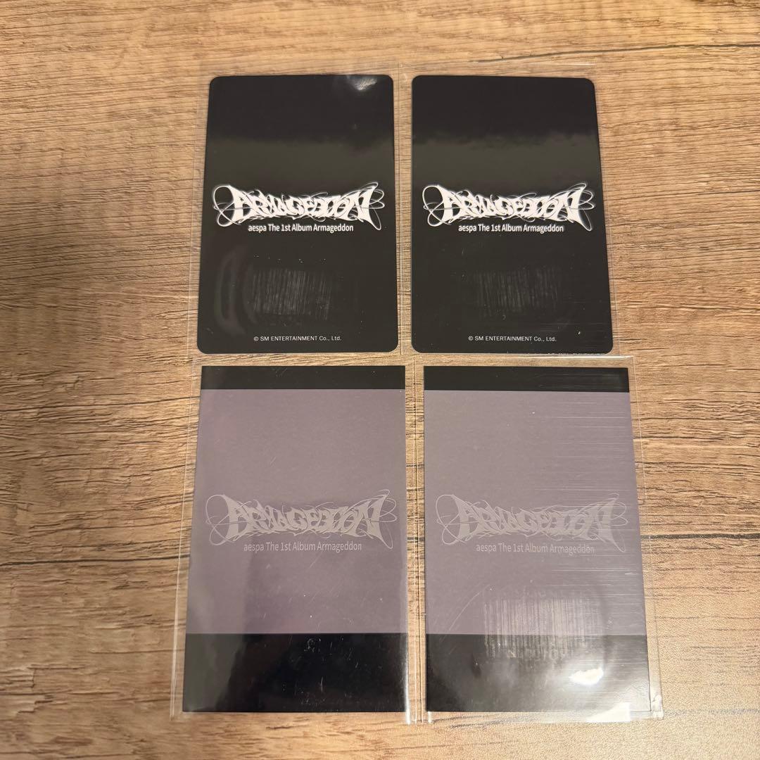 aespa エスパ armageddon kms トレカ カリナ チェキ - メルカリ