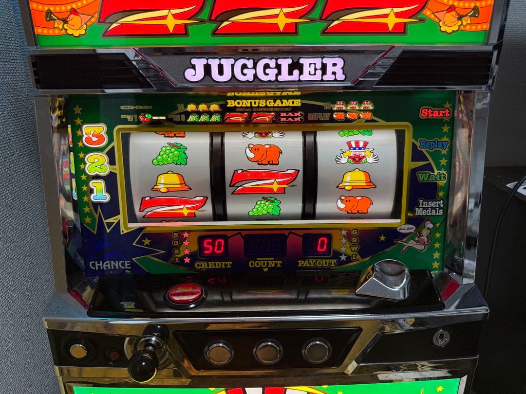 アイムジャグラーEX-TP 6号機 緑 実機 データカウンター家庭用セット