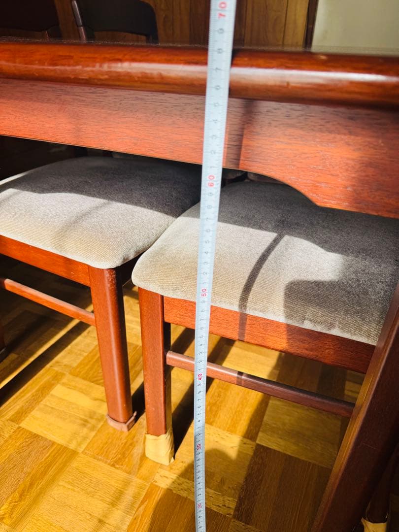 福岡発 マルニ木工 maruni ダイニングテーブル チェア4脚セット食卓椅子