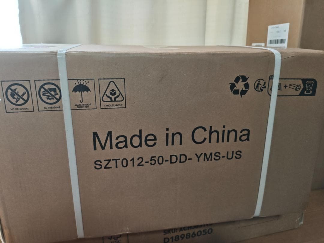 Mangowood ドレッサー LEDライト付き化粧台 幅50cm 木目/木色