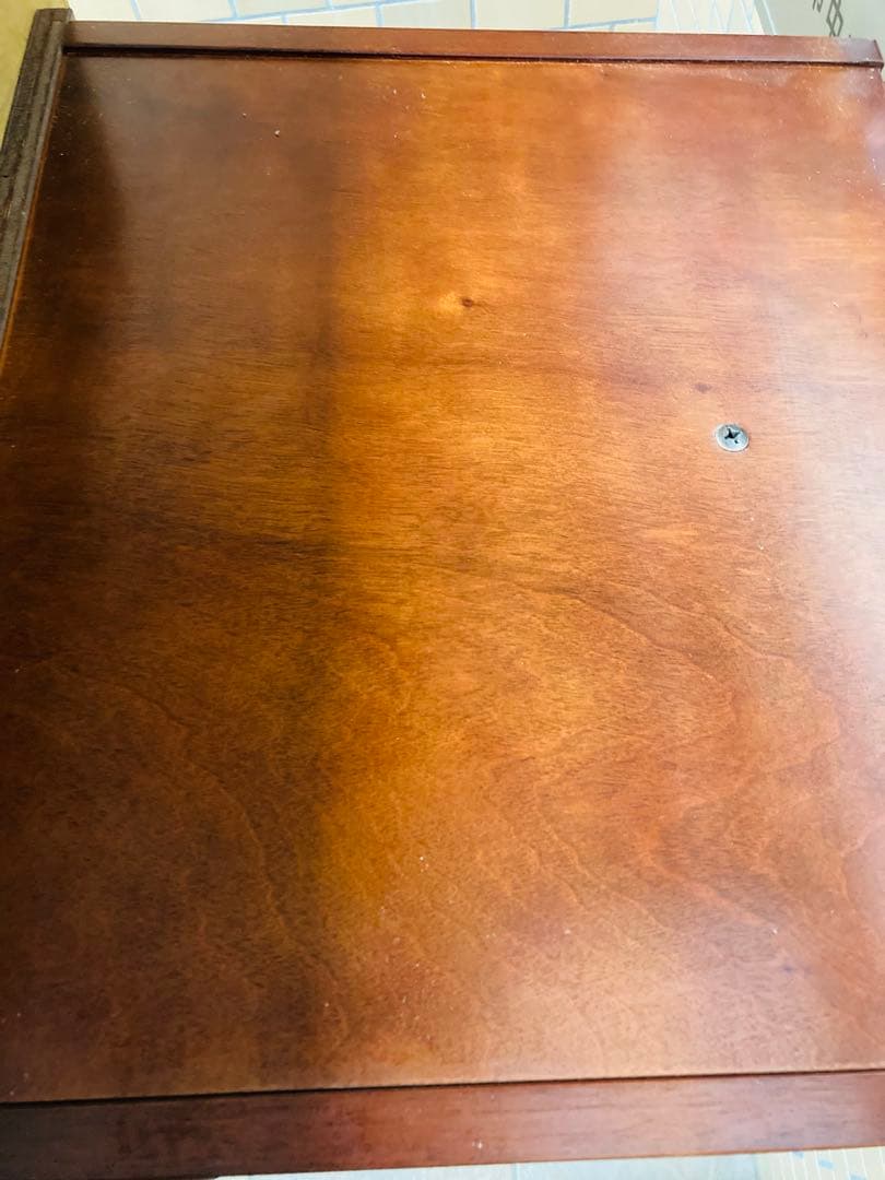 ダークブラウン　木製　テーブル　　　　購入した時　何十万　断捨離