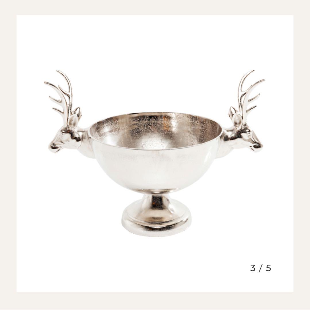 KARE ワインクーラー　鹿シルバー　家具　希少品　廃盤 オブジェ　グラス