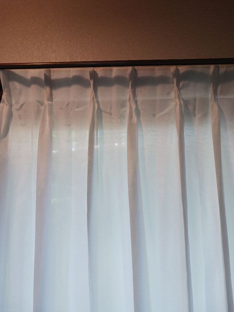 ニトリ　オーダー　レースカーテン　イメジオル　幅210×丈180　2枚