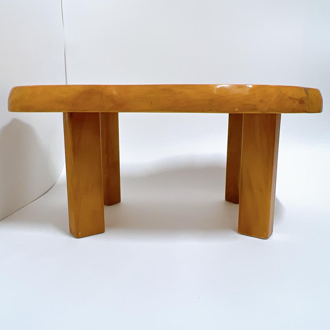 良品✨送料無料】天然木 一枚板 座卓 ローテーブル 無垢材 68×37cm