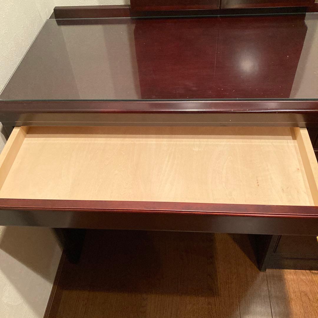 【今月中お値引き価格・希少品】三面鏡ドレッサー・高級漆家具（モリシゲ）&椅子