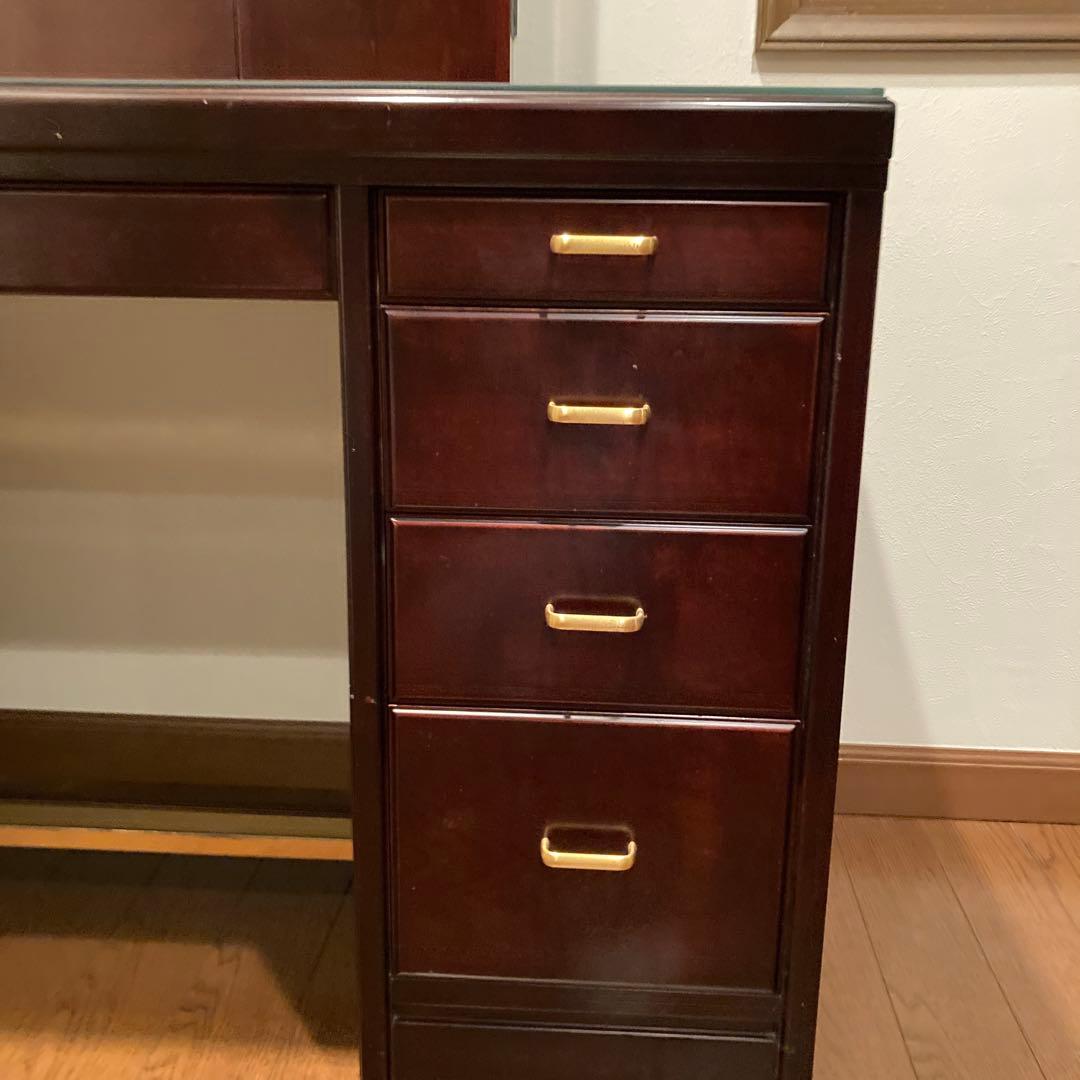 【今月中お値引き価格・希少品】三面鏡ドレッサー・高級漆家具（モリシゲ）&椅子