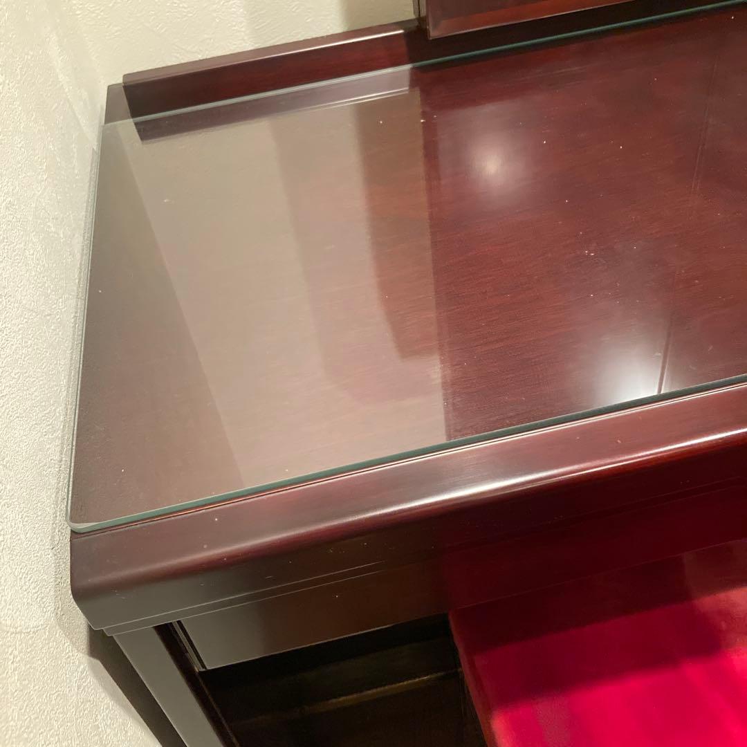 【今月中お値引き価格・希少品】三面鏡ドレッサー・高級漆家具（モリシゲ）&椅子