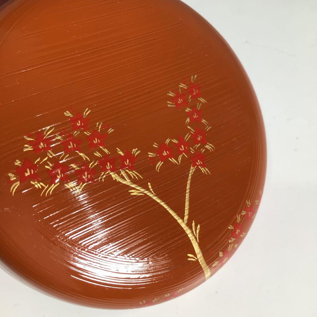 N758 棗 『田中宗凌作』『橘水鳥蒔絵』『白粉解棗』 共箱 茶道具