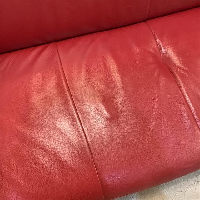 ciel様　カリモクチターノのダンテレザーアームソファ2シーター