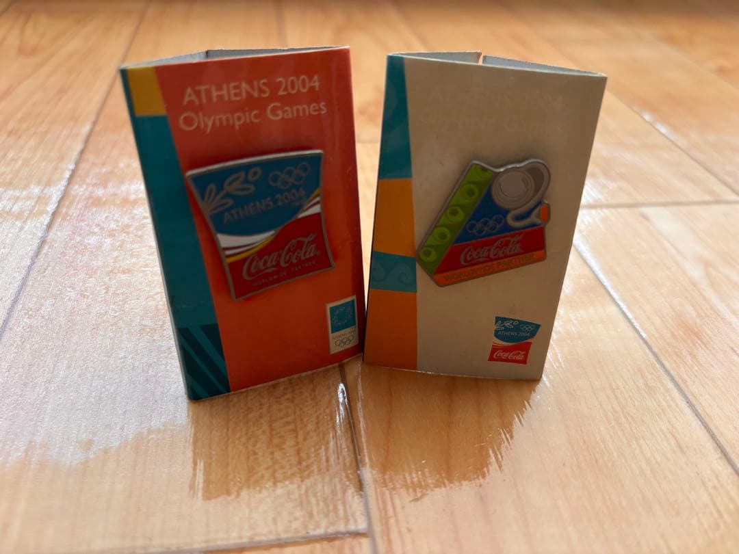 アテネオリンピック2004 コカ・コーラ ピンバッジ - メルカリ