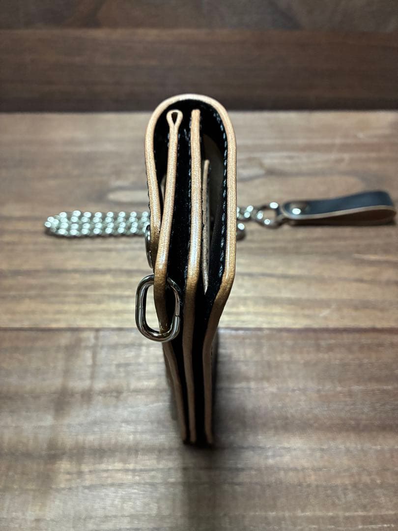 牛革本革ミドルトラッカーウォレット