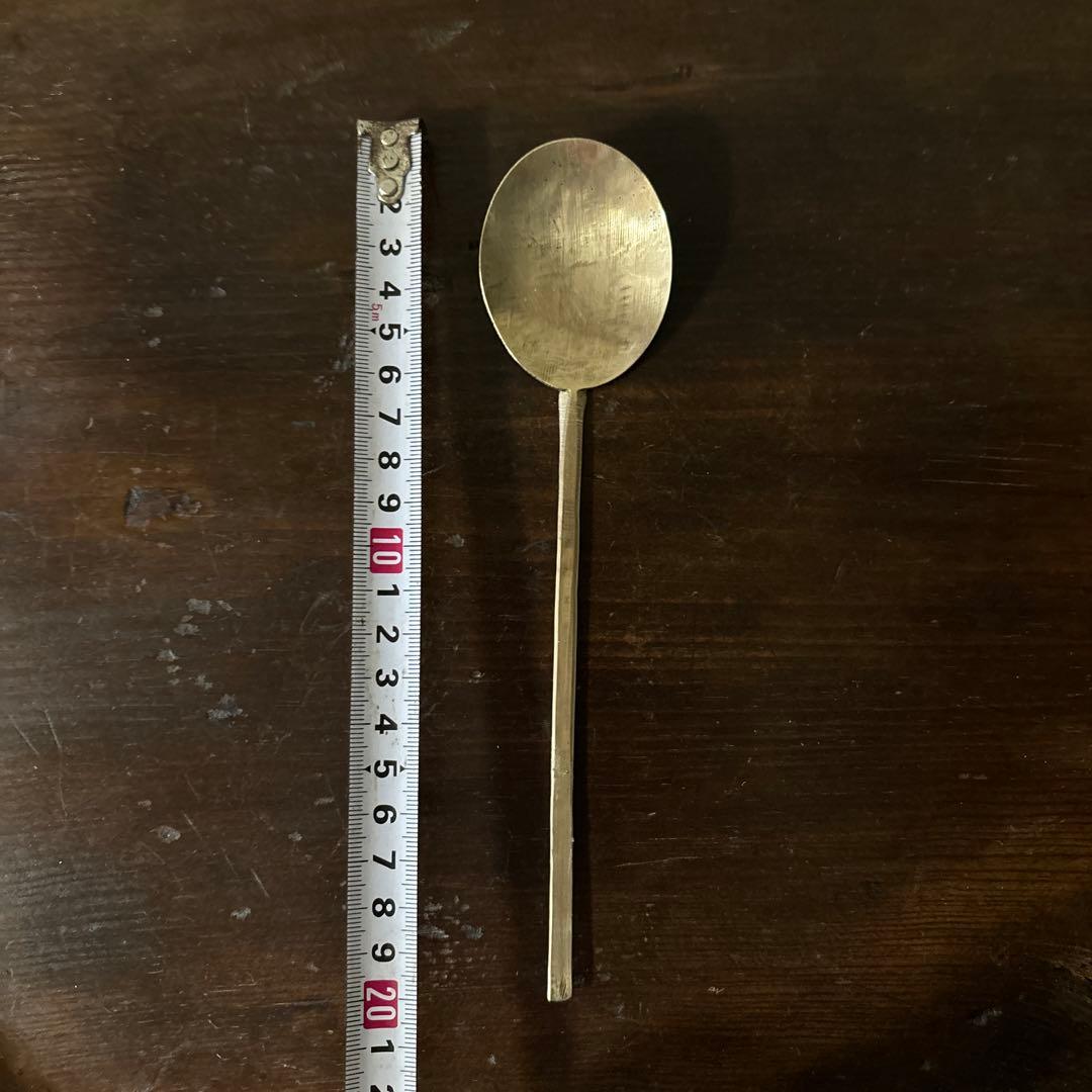 李朝スッカラ5点　(g229)韓国スプーン.アンティーク.ヴィンテージ.古道具