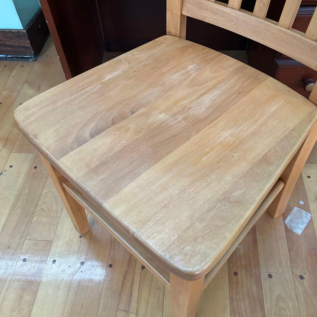 【 アメリカ 製】 パイン 材 椅子 (4脚あり)c