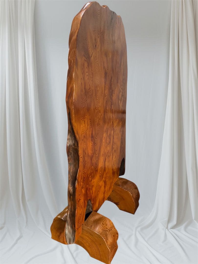⭐️価格交渉賜ります⭐️銘木 屋久杉 衝立 無垢 一枚板 置物 天然木 オブジェ