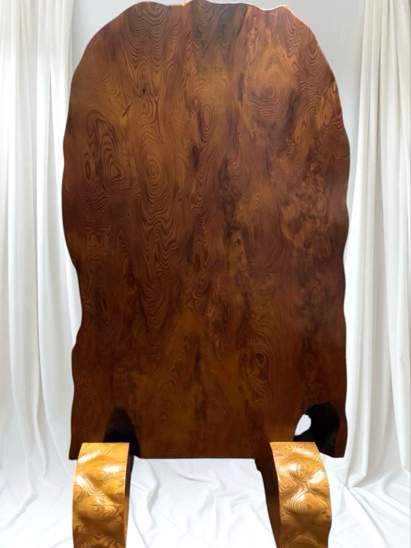 ⭐️価格交渉賜ります⭐️銘木 屋久杉 衝立 無垢 一枚板 置物 天然木 オブジェ