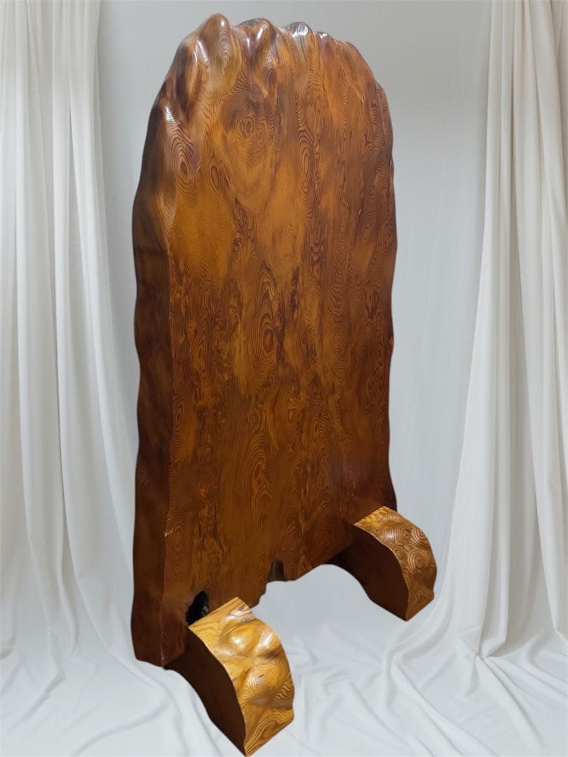 ⭐️価格交渉賜ります⭐️銘木 屋久杉 衝立 無垢 一枚板 置物 天然木 オブジェ