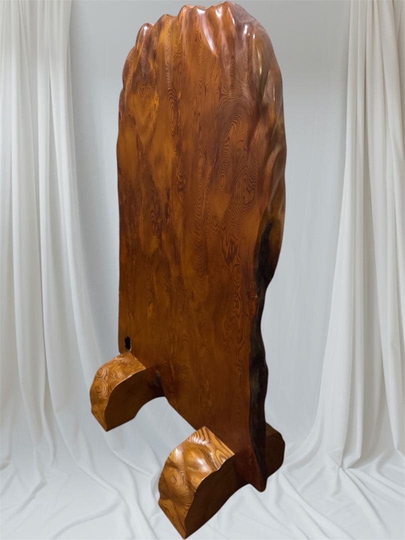 ⭐️価格交渉賜ります⭐️銘木 屋久杉 衝立 無垢 一枚板 置物 天然木 オブジェ