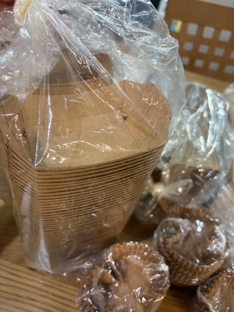 クラフト包装　トレイ　製菓　ラッピング　BT-F 260セット