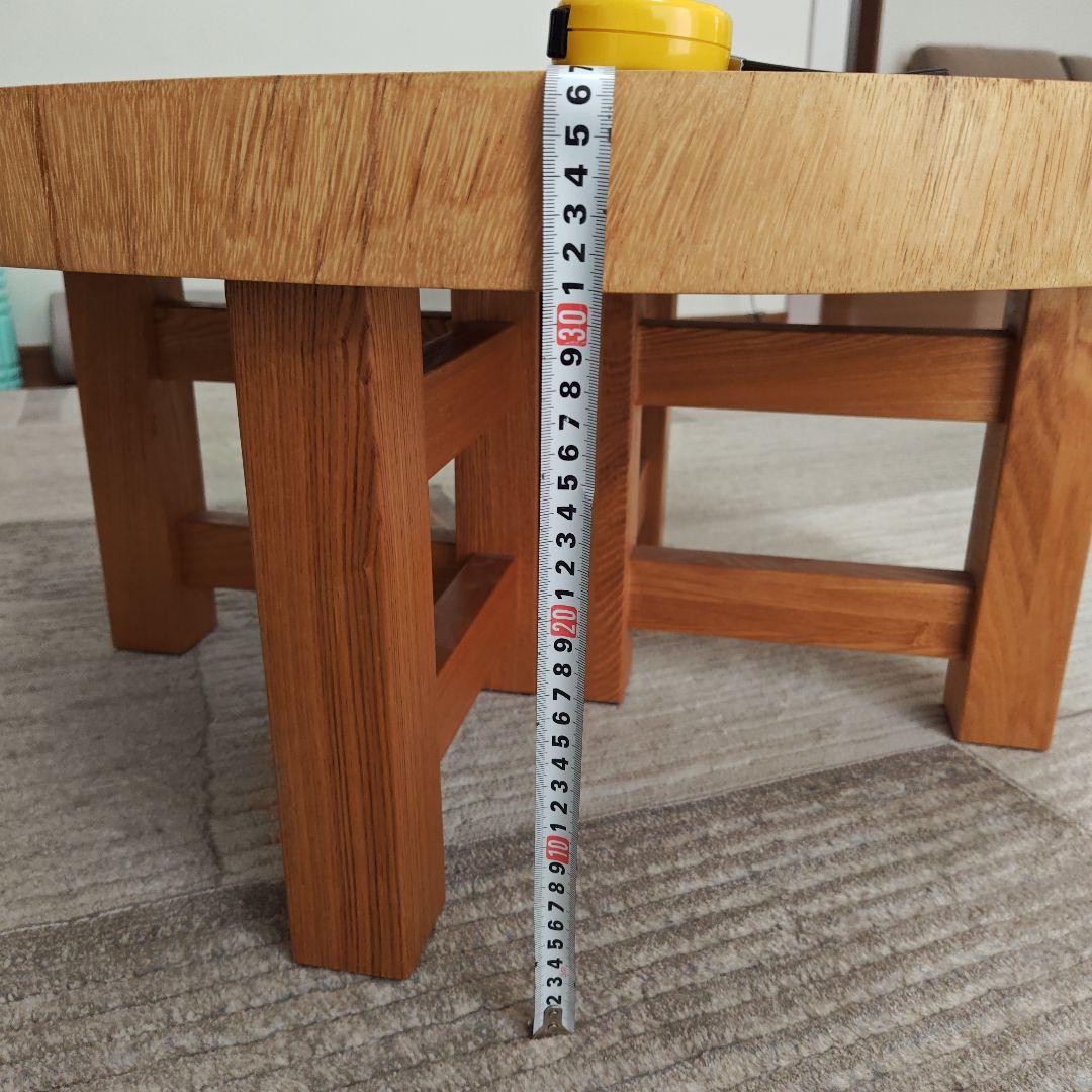 モンキーポッド（無垢輪切り1枚板）脚付き