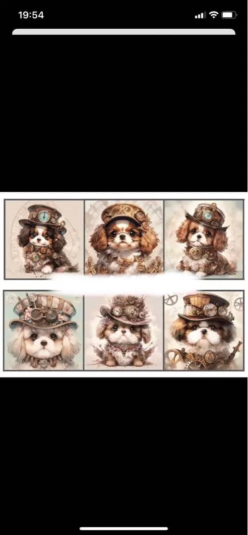 オーダーページ パネル スチームパンク キャバリア＆シーズー 9/12