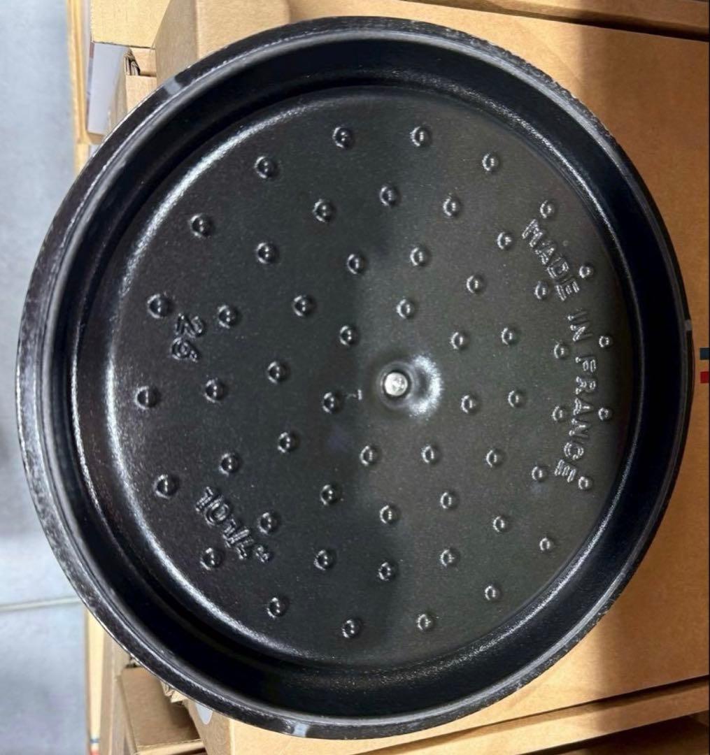 STAUB ストウブ シャローココット 26cm 新品未開封 ブラック ラスト