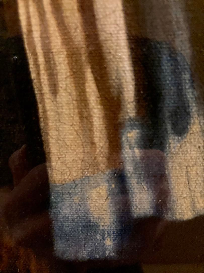 真珠の耳飾りの少女 油彩画