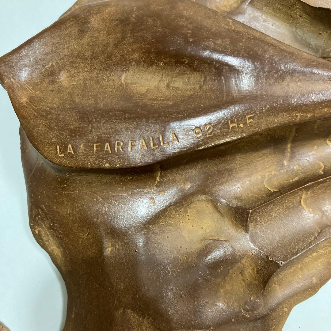 古郡弘　ブロンズ作品　蝶(La farfalla) 1992年