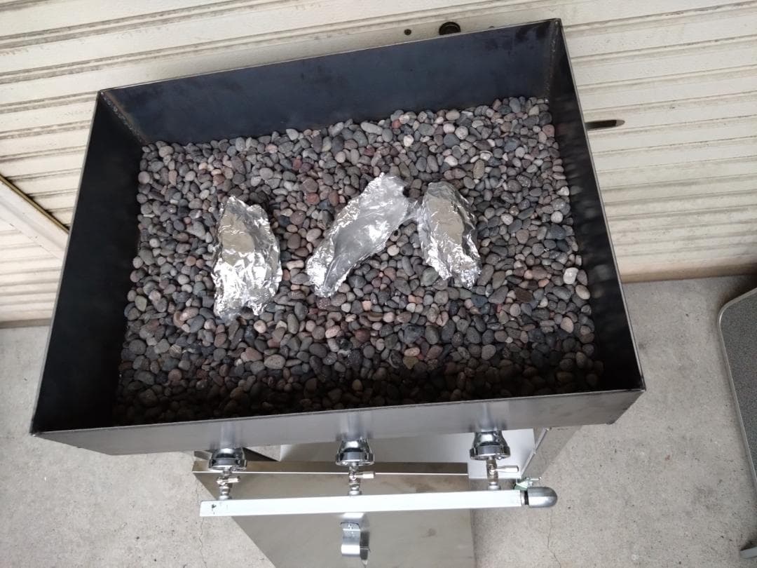 石焼き芋やけます　さつまいも　独立開業　壺焼　プロパンガス　専用台付き　やきいも