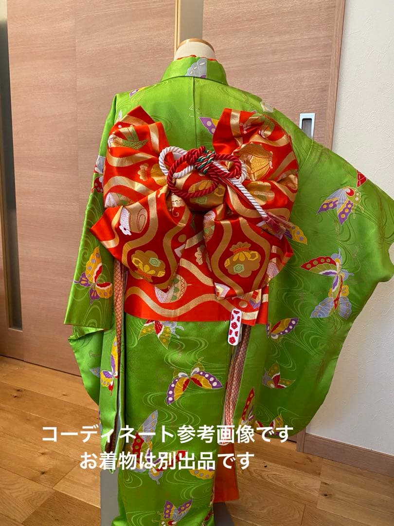 新品✨７歳七五三用作り帯　都恋人
