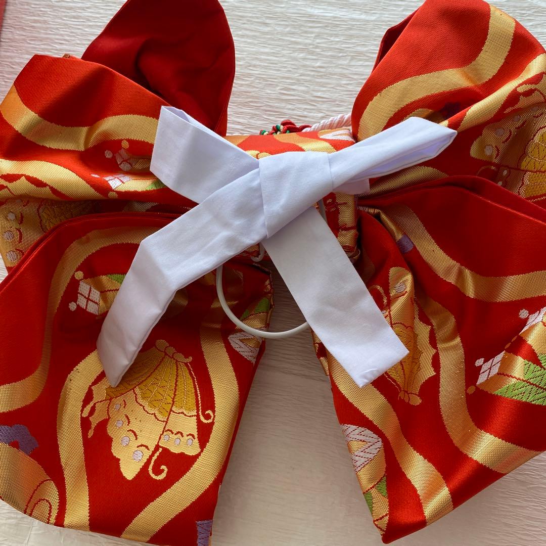 新品✨７歳七五三用作り帯　都恋人