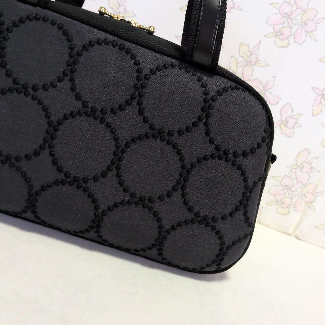 ミナペルホネン　ハンドメイド　バッグ　ボストン　タンバリン