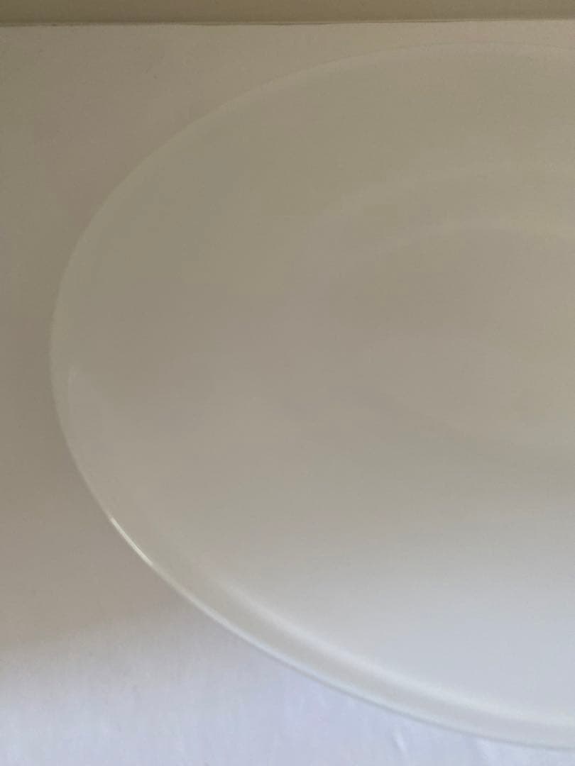 辻和美　乳白色　オーバルプレート② 未使用