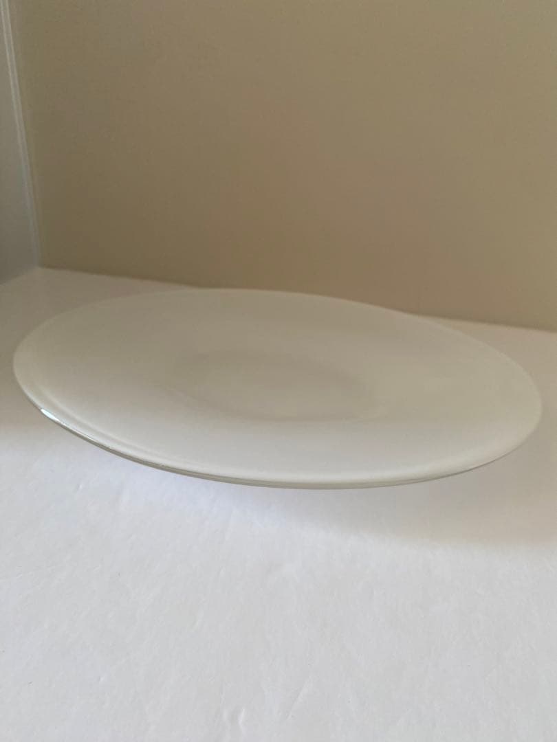 辻和美　乳白色　オーバルプレート② 未使用