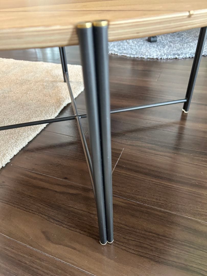 【スクエアルーツ】 QUATTRO COFFEE TABLE RAW OAK