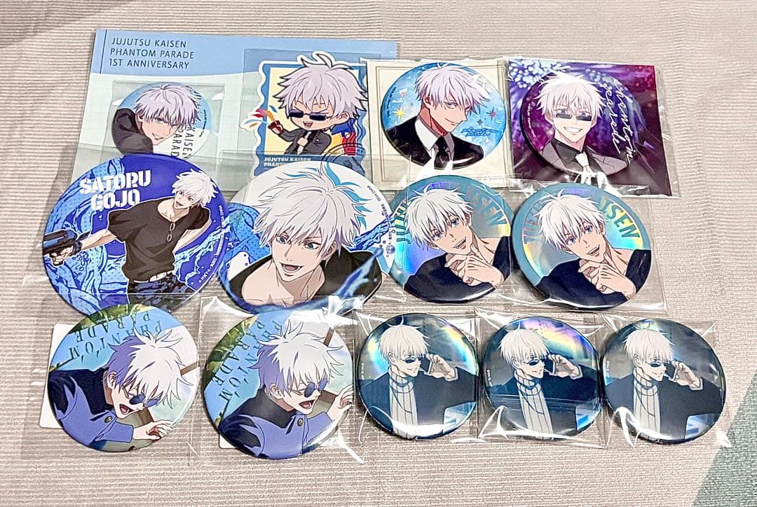 五条悟 缶バッジ まとめ売り 幻影夜行本舗 呪術廻戦展 セガラッキーくじ