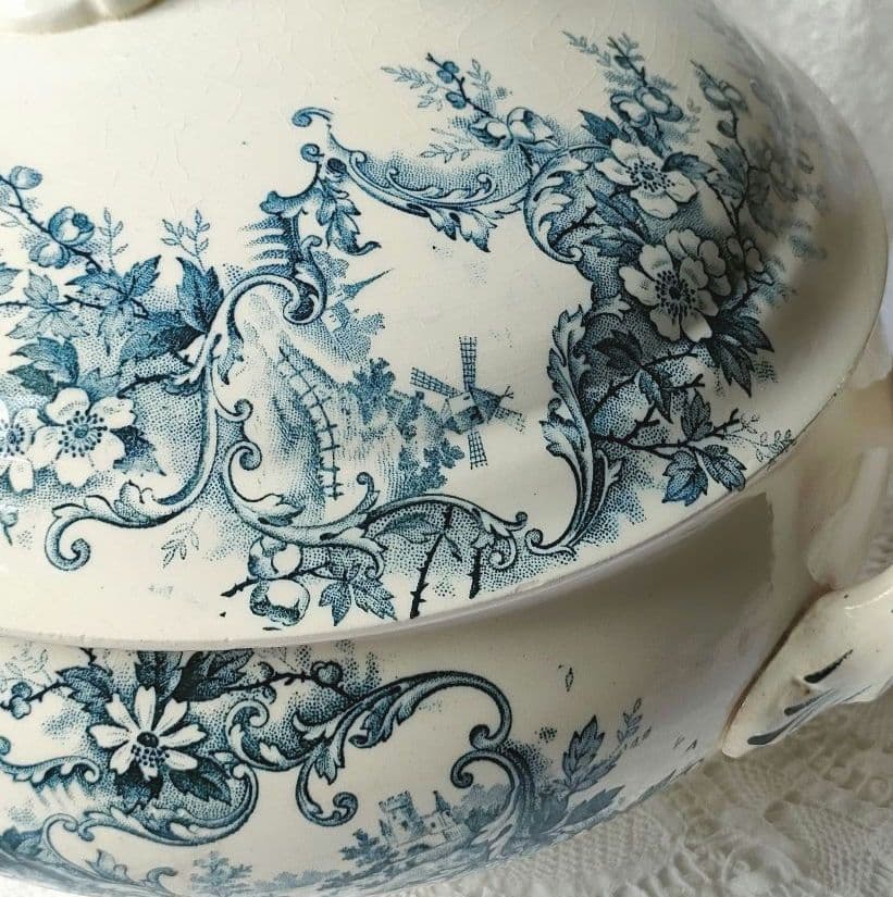 希少　美品　ジョワジールロワ　ポンパドール　スーピエール　フランスアンティーク